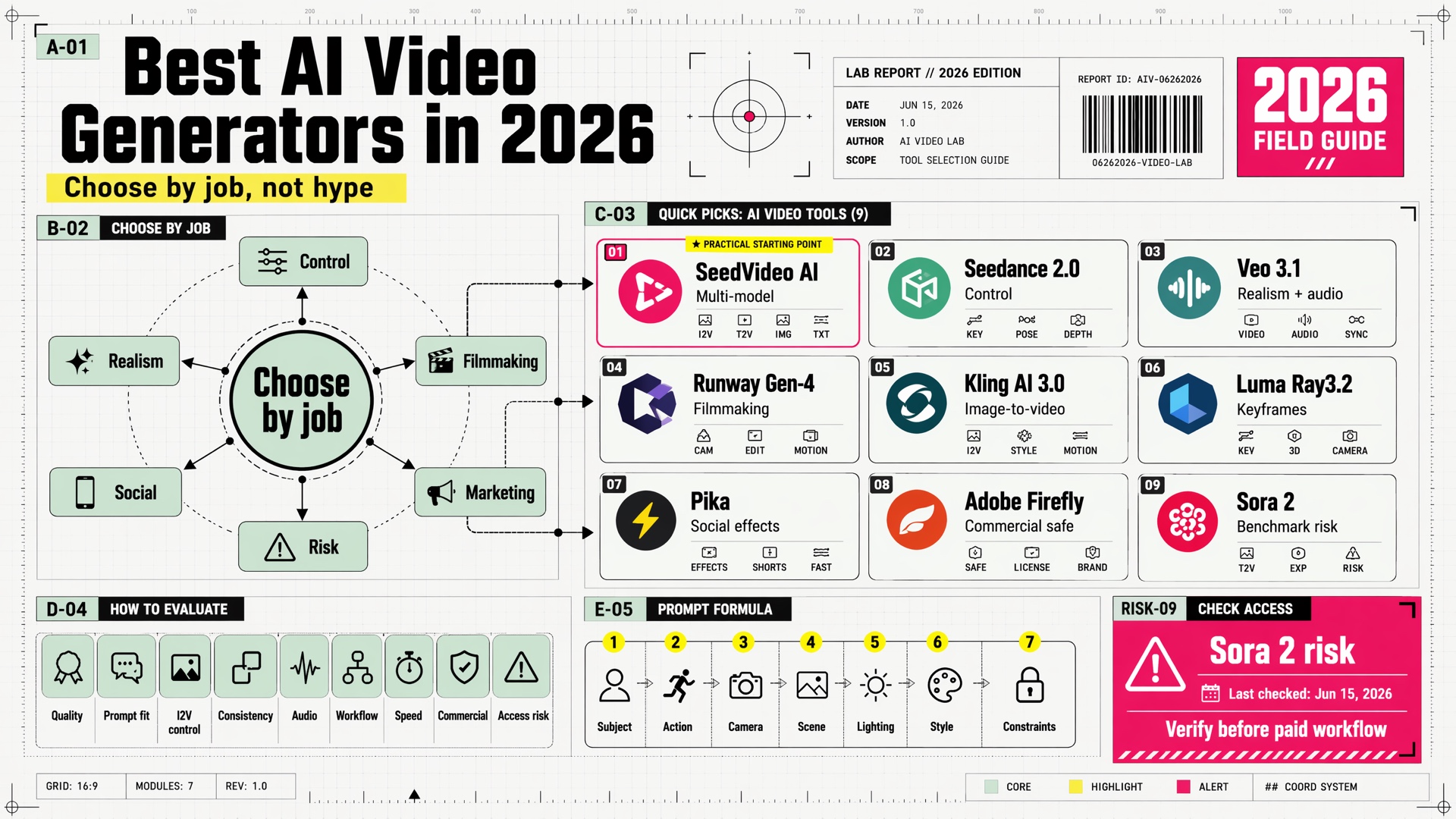 Best AI Video Generators in 2026: Seedance, Veo, Runway, Kling, Sora, Pika, and More